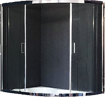 Штора на ванну Royal Bath ALPINE RB150ALP-T-CH 150х100х150 см, прозрачное, хромированный профиль