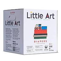 Little Art Детские подгузники, размер S, 4-8 кг, 36шт., в инд.уп.