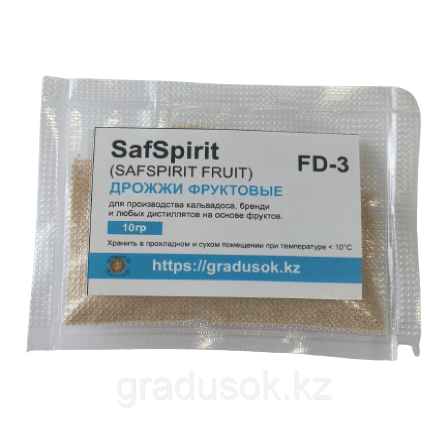 Дрожжи для фруктов Fermentis SafSpirit FD-3 (Fruit), 10 гр