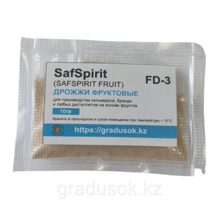 Дрожжи для фруктов Fermentis SafSpirit FD-3 (Fruit), 10 гр - фото 1 - id-p103198422