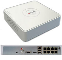 DS-N208P(C) - 8-ми канальный сетевой видеорегистратор с разрешением записи до 4MP на канал, с 8 независимых