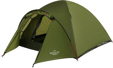 Maclay Палатка туристическая VERAG 4, размер 330 х 240 х 135 см, 4-местная, двухслойная