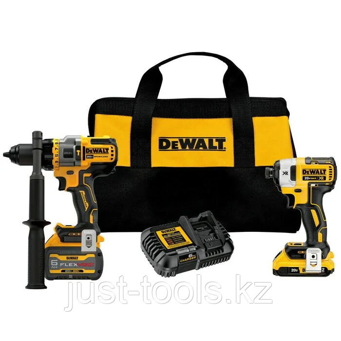 Набор DeWALT DCK2100D1T1 FLEXVOLT бесщеточный ( Зарядное устройство; Li-Ion батареи 2 Ач и FLEXVOLT 6,0 Ач )