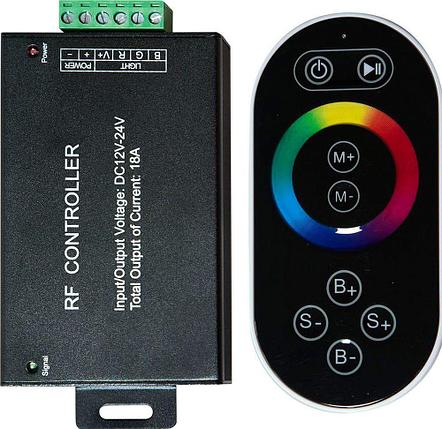 Контроллер для светодиодной ленты с П/У черный, 18А12-24V, LD55, артикул 21557, фото 2