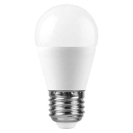 Лампа светодиодная,  (11W) 230V E27 6400K G45, LB-750, фото 2