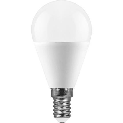 Лампа светодиодная,  (13W) 230V E14 2700K G45, LB-950, фото 2