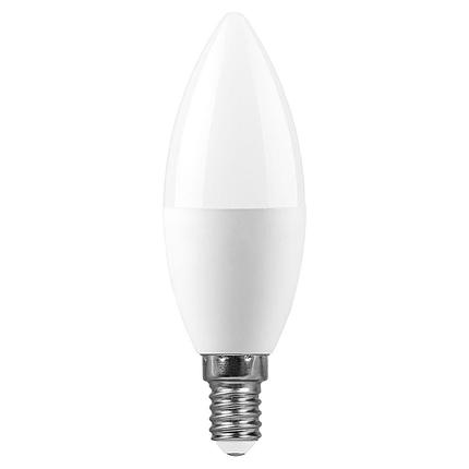 Лампа светодиодная, (11W) 230V E14 2700K С37, LB-770, фото 2