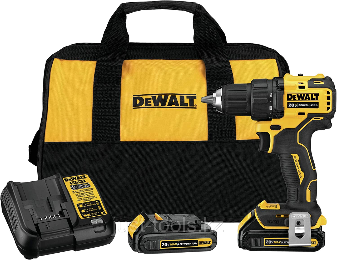 Аккумуляторный бесщеточный  дрель-шуруповерт DEWALT DCD708С2 20V MAX