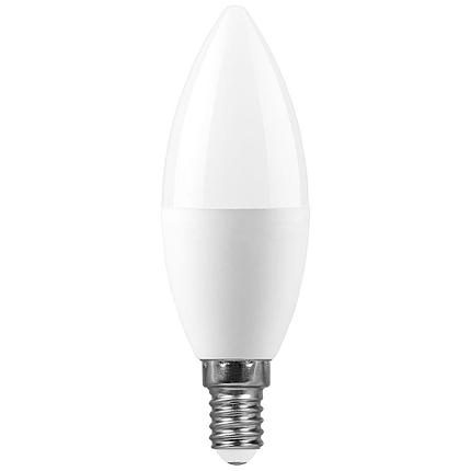 Лампа светодиодная, (11W) 230V E14 4000K С37, LB-770, фото 2