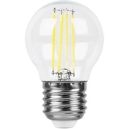 Лампа светодиодная, (11W) 230V E27 2700K прозрачная, LB-511, фото 2