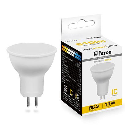 Лампа светодиодная, (11W) 230V G5.3 2700K MR16, LB-760, фото 2