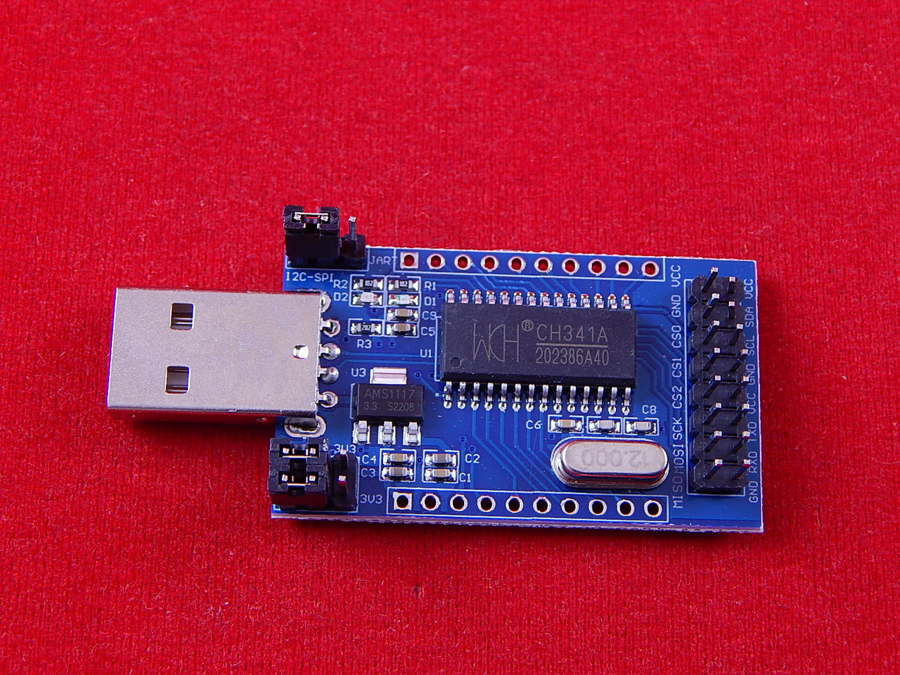 Мультифункциональный CH341A преобразователь из USB 2.0 в UART, EPP, I2C и SPI - фото 1 - id-p103203029