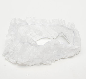 Фиксатор для волос с двумя резинками спанбонд 10 шт/упк, фото 2