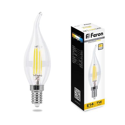 Лампа светодиодная, (7W) 230V E14 2700K, LB-167, фото 2
