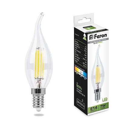 Лампа светодиодная, (7W) 230V E14 4000K, LB-67, фото 2