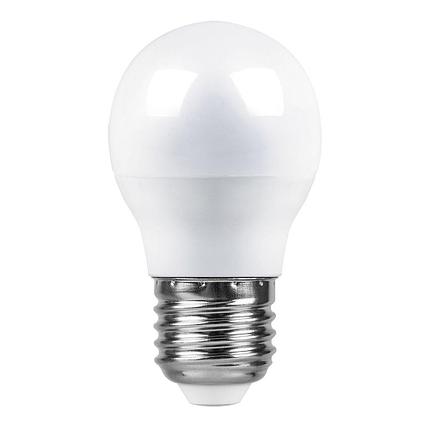 Лампа светодиодная, (7W) 230V E27 4000K G45, LB-95, фото 2
