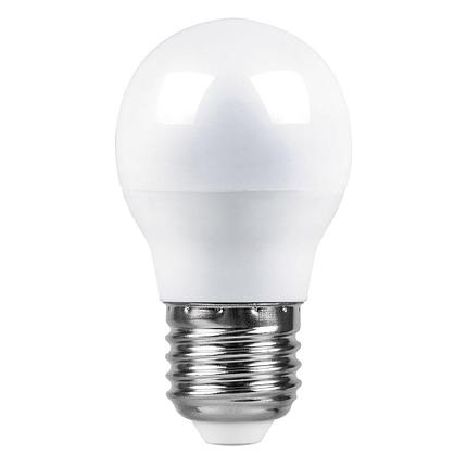 Лампа светодиодная,  7W  230V E27 6400K G45, LB-95, фото 2