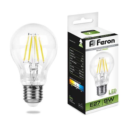 Лампа светодиодная, (9W) 230V E27 4000K, LB-63, фото 2