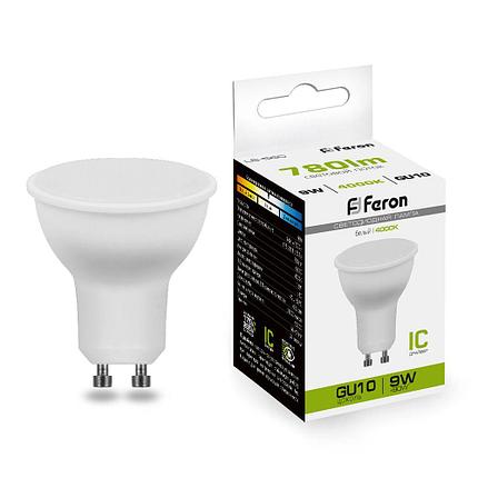 Лампа светодиодная, (9W) 230V GU10 4000K MR16, LB-560, фото 2