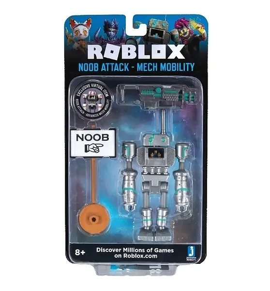 Roblox Игровая коллекционная фигурка Jazwares Imagination Figure Pack Noob Attack - Mech Mobility W7 (ROB0271) - фото 1 - id-p103208878