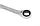 Ключ комбинированный трещоточный, 10 мм, количество зубьев 100. Gross, фото 3