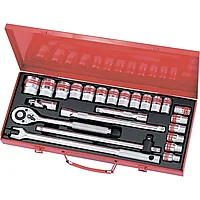 Набор шоферский с квадратом 1/2, 24 предмета. MATRIX MASTER