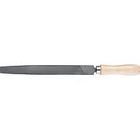 Напильник плоский, 150 мм, деревянная ручка. СИБРТЕХ