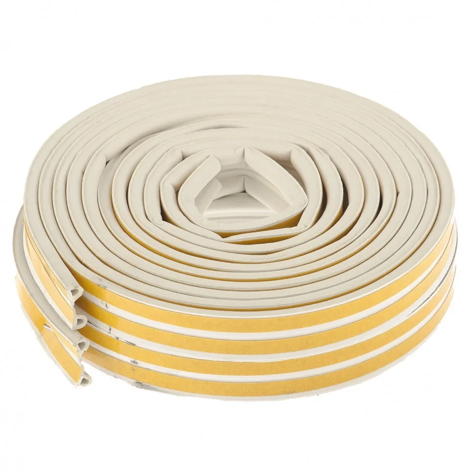 Уплотнитель, 6 м, профиль "P", белый. СИБРТЕХ