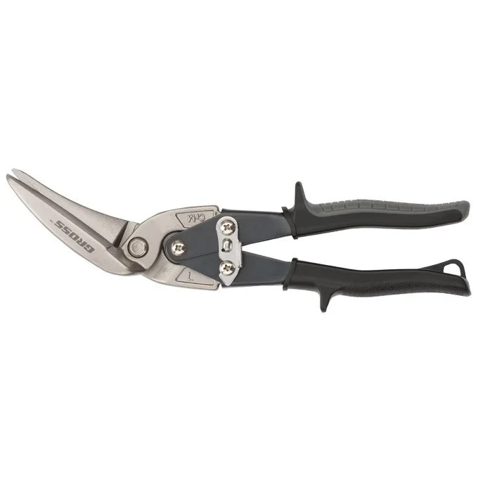 Ножницы по металлу "PIRANHA", 270 мм, прямой и левый проходной рез, сталь СrMo, двухкомпонентные рукоятки. - фото 1 - id-p103210547