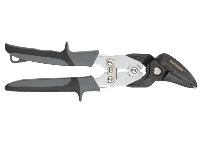 Ножницы по металлу "PIRANHA", усиленные, 255 мм, прямой и левый рез, сталь СrMo, двухкомпонентные рукоятки. - фото 3 - id-p103210550