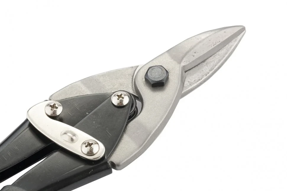 Ножницы по металлу, 250 мм, пряморежущие, для тонкого металла, обрезиненные рукоятки. MATRIX - фото 2 - id-p103213542