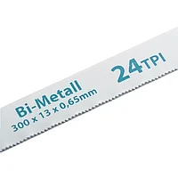 Полотна для ножовки по металлу, 300 мм, 24 TPI, BIM, 2 шт, GROSS