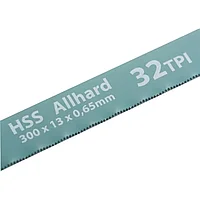 Полотна для ножовки по металлу, 300 мм, 32 TPI, HSS, 2 шт, GROSS