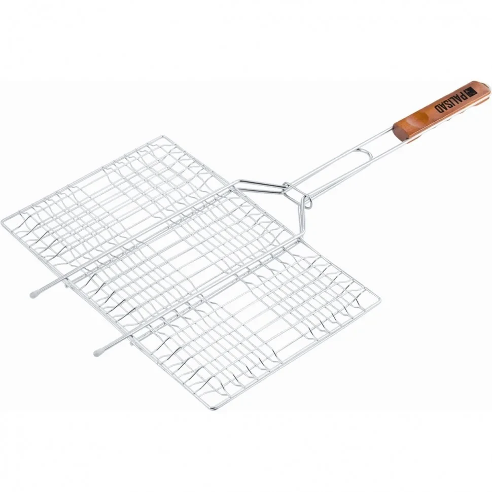 Решетка гриль 270 х 240 мм, хромированная Camping. PALISAD