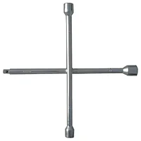 Ключ-крест баллонный, 17 х 19 х 21 мм, под квадрат 1/2, толщина 16 мм. MATRIX