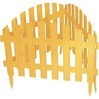 Забор декоративный "Винтаж", 28 х 300 см, желтый. PALISAD. Россия