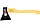 Топор кованый в сборе, 1200 г, деревянное топорище, 500 мм, "Труд" г.Вача. Россия, фото 2