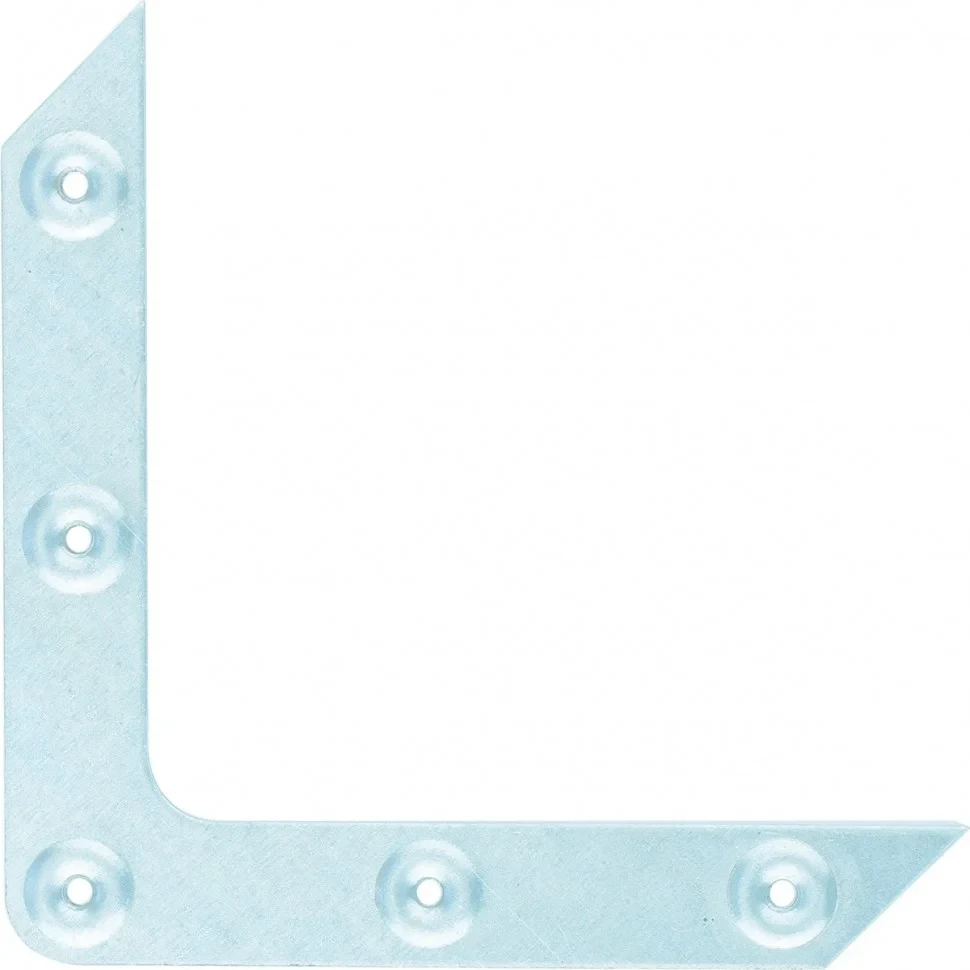 Уголок оконный, 1,2 мм, 100 х 100 мм, цинк, Россия. СИБРТЕХ