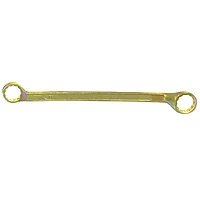Ключ накидной, 22 х 24 мм, желтый цинк. СИБРТЕХ