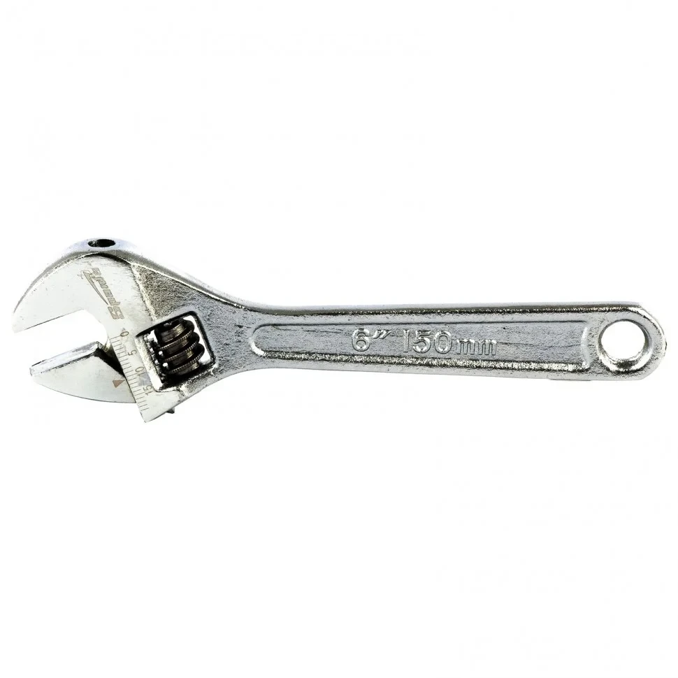Ключ разводной, 150 мм, хромированный. SPARTA