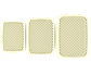 Набор корзинок «Ромбики» (34×25×17см) ваниль (Альтпласт, Россия), фото 3