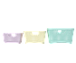 Набор корзинок «Ромбики» (33×24×14,5см) микс (Альтпласт, Россия), фото 2