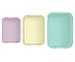 Набор корзинок «Ромбики» (33×24×14,5см) микс (Альтпласт, Россия), фото 3