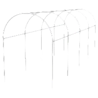 Каркас парника пластиковый 500 х 110 х 120 см, дуга D 20 мм, белый. PALISAD