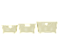 Набор корзинок «Ромбики» (33×24×14,5см) ваниль (Альтпласт, Россия), фото 2