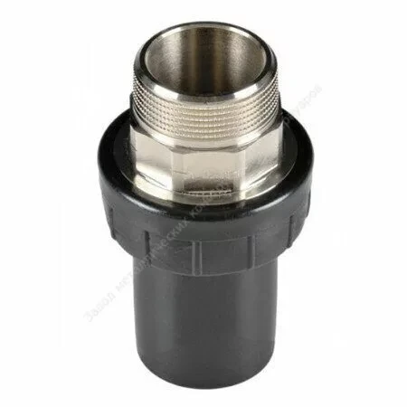 Концевое соединение 63 мм с наружной резьбой 2", фото 1