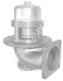 Пневматический донный клапан 4” с компенсацией давления и фильтром из нерж. стали