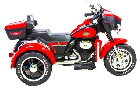 Электромотоцикл "Harley Davidson" (красный)