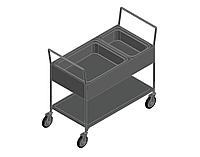 ТЕЛЕЖКА Д/СБОРА ПОСУДЫ ТС-100 21000801114