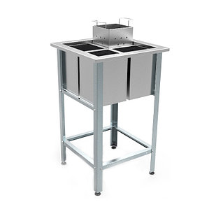 Ванна моечная ДЛЯ МОЙКИ ЯИЦ СВАРНАЯ ВМЯ/1-53/53